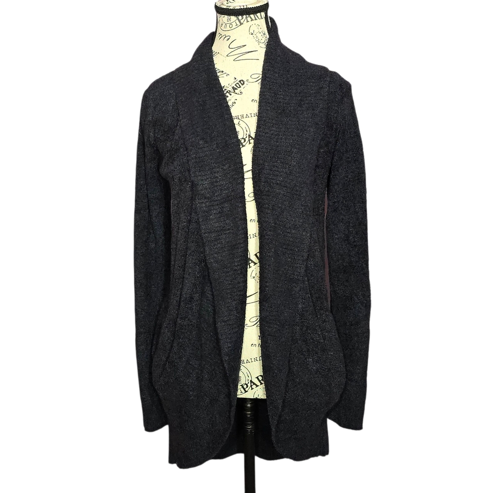 Barefoot Dreams Cozychic Lite Soft Black XS/S New Cardigan